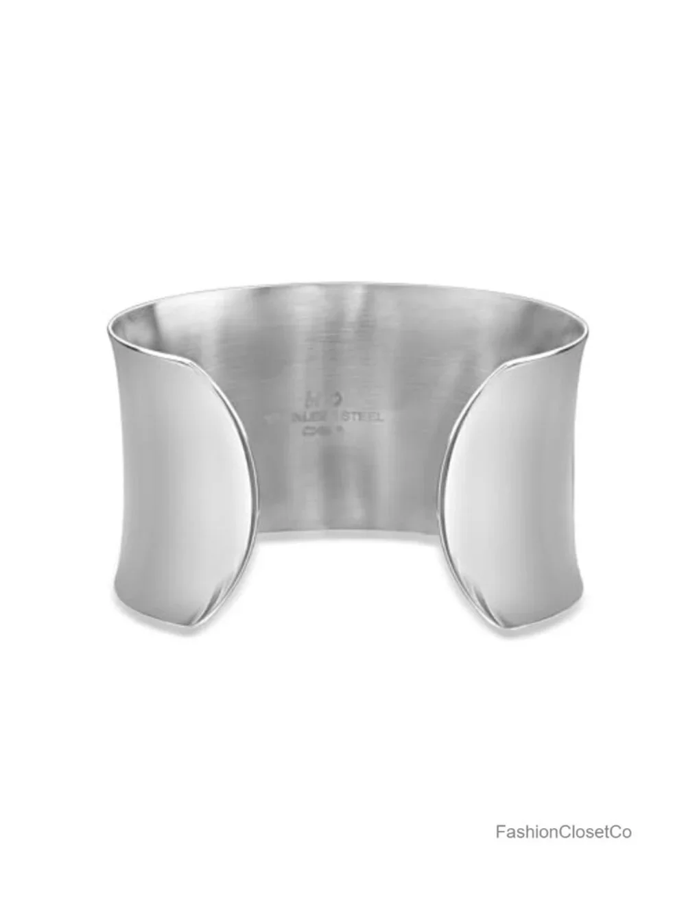7 Inches Long Wide Open Cuff Bangle Bracelet for Women